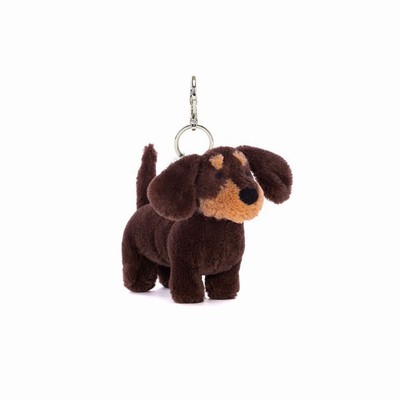 Jellycat Otto Sausage Dije Para Bolso Perro | TPWN-64109